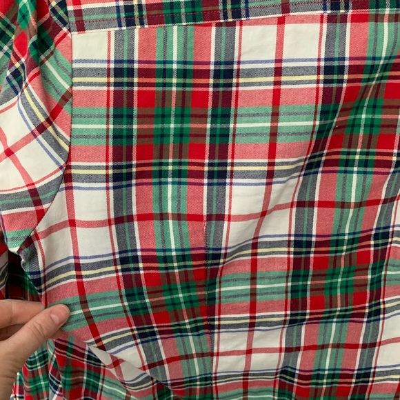NWOT  Vineyard Vines Flannel shirt with ruffles - Picture 4 of 4